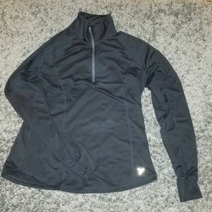 Black athletic shirt